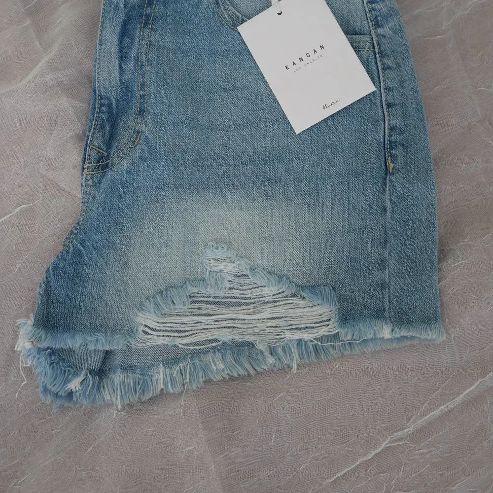 NWT- Kancan High Rise Shorts - Picture 3 of 4